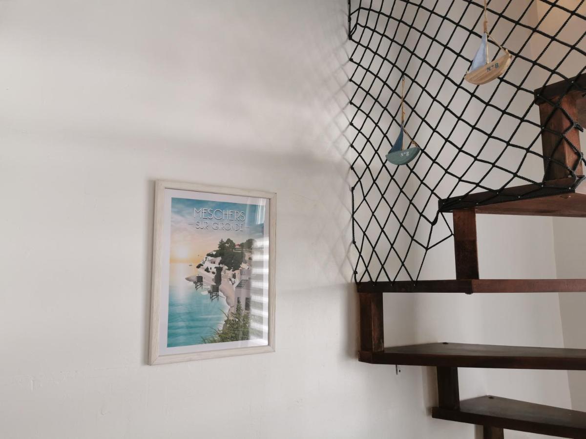 Charmant Appartement Dans Centre Meschers/Gironde Dış mekan fotoğraf